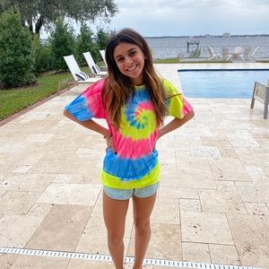TWO Tie dye t shirt